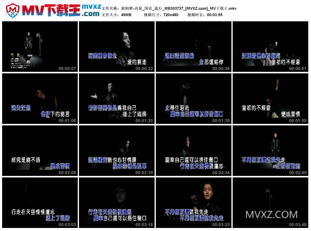 欧阳辉-再见_国语_流行_MB303737